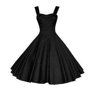 Vintaged Inspired Black Mini Dress